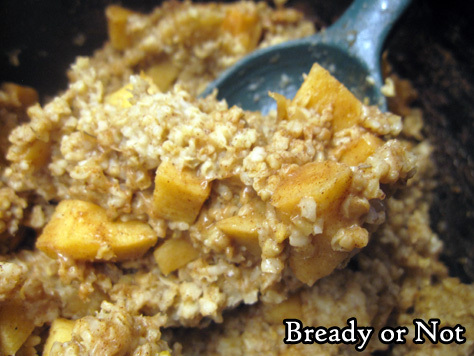 Bready or Not Original: Slow Cooker Apple Steel Cut Oats