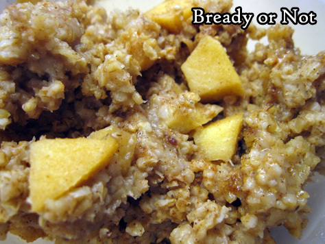 Bready or Not Original: Slow Cooker Apple Steel Cut Oats