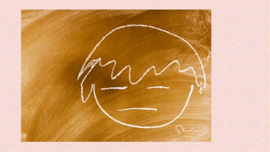 chalkboard drawing of employee showing anger