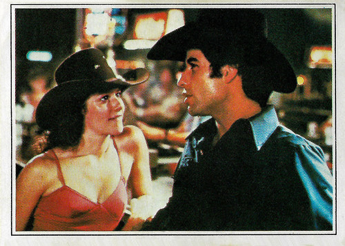 Debra Winger and John Travolta in Urban Cowboy (1980)
