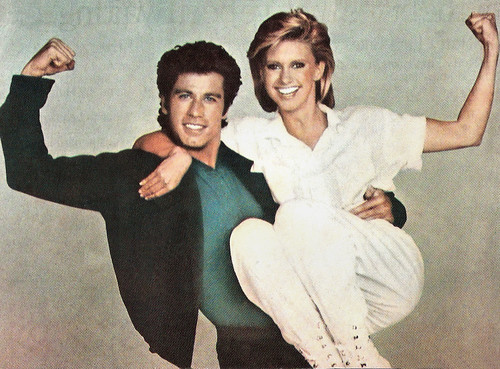 John Travolta and Olivia Newton John