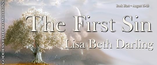 Goddess Fish book tour banner for The First Sin