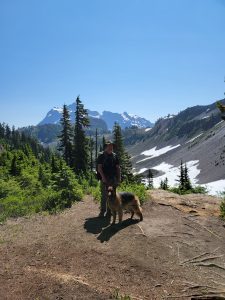 Matt and Zoe at Mt Baker