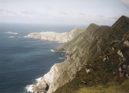 Picture of the Atlantic Ocean and Cliffs on Achill Island