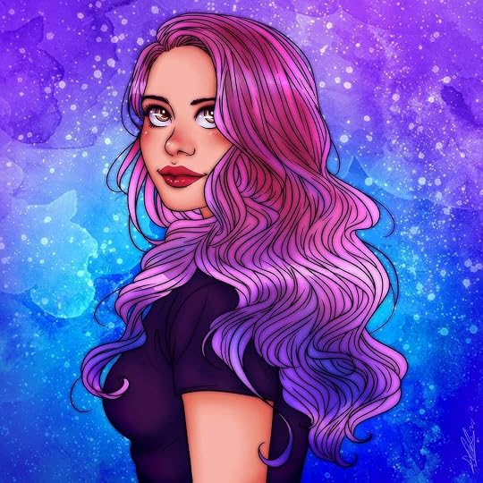 I forgot to share this earlier in the week but look at the most gorgeous and wonderful author picture that I got for my birthday! 