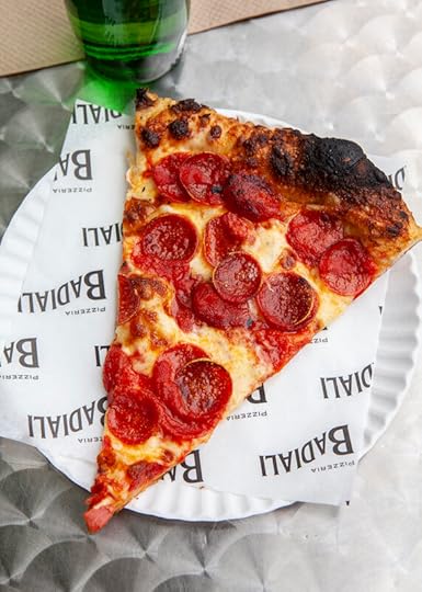 Pizzeria Badiali Pepperoni: Crushed tomato, whole milk mozz, pepperoni, pecorino, padano. Photo by Aaron Wynia.