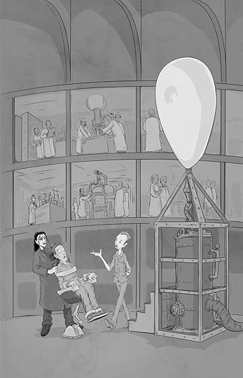 Full page illustration from the kids’ fantasy series “The Conjurers”