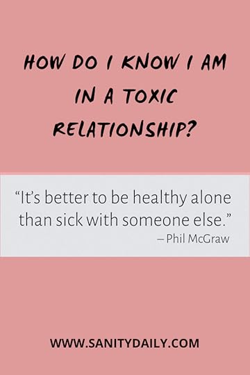 signs you are in a toxic relationship