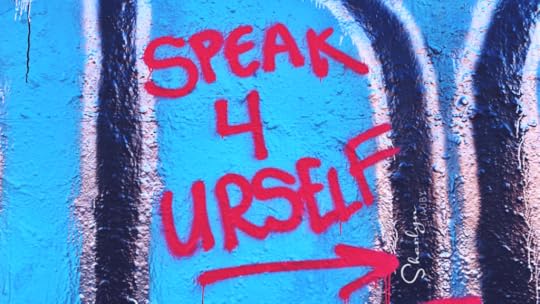 wall art saying speak 4 urself as in during exit interviews