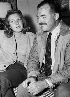 Martha Gellhorn with Ernest Hemingway