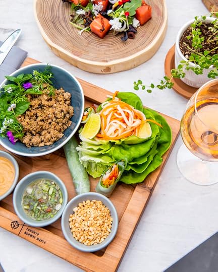 1 Kitchen Free-Range Chicken Lettuce Wrap. Photo by Hector Vasquez.