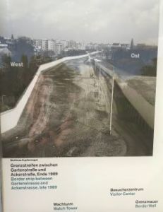 Open air exhibits on the Berlin Wall