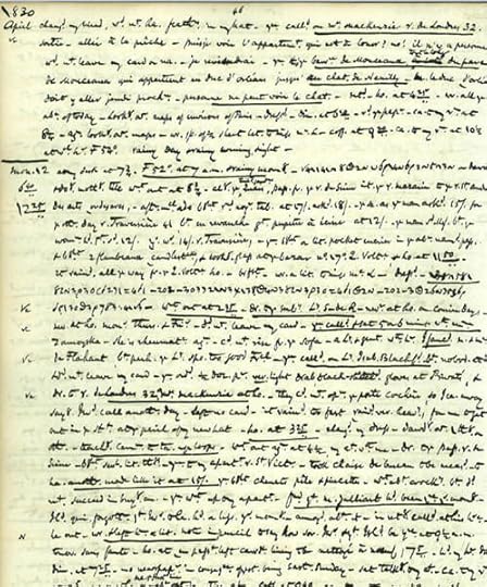 anne lister's coded diary page