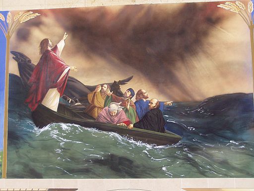 Calming of the Storm fresco