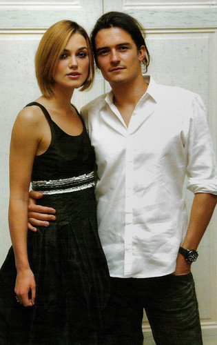 Keira Knightley and Orlando Bloom