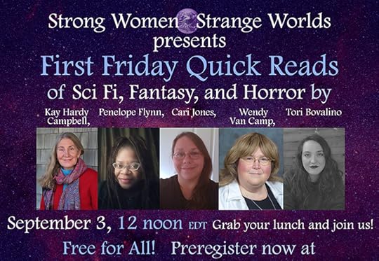 Strong Women - Strange Worlds - Virtual reading for 9/3/21