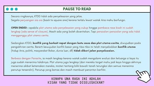 Kenapa saya rasa ia bukan open ending