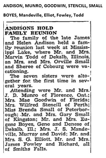 Andison family