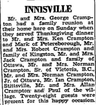 Crampton family