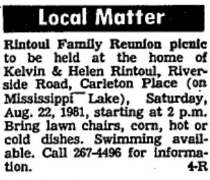 Rintoul family