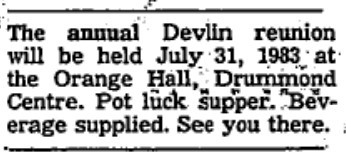 Devlin family