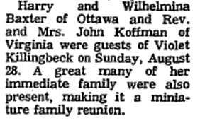 Killingbeck family