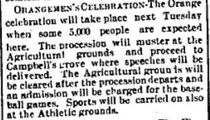 Orange celebrations Perth 1904