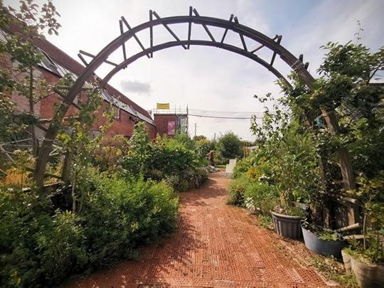 Archway in Red Brick Community garden