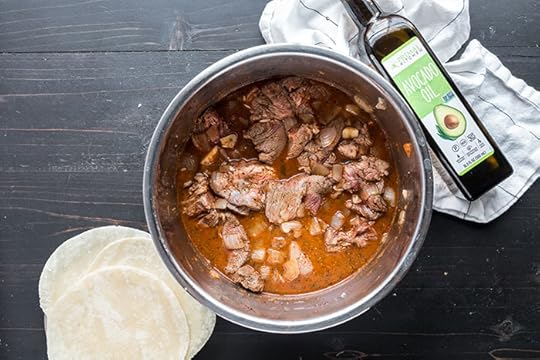 beef and spices for instant pot enchiladas recipe
