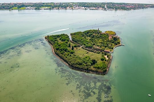 Aerial,View,Of,The,Island,Of,Poveglia,In,The,Venetian