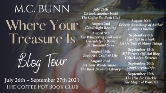 Where Your Treasure Is Tour Schedule Banner