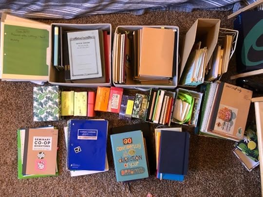 Over 120 journals, diaries, and notebooks