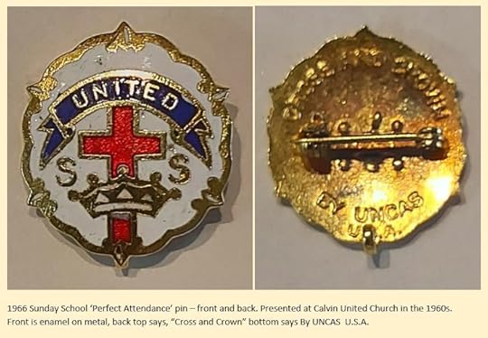 Calvin church Sunday School pins