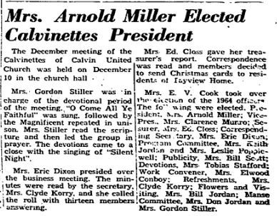 Calvinettes Jan 9 1964 p 9