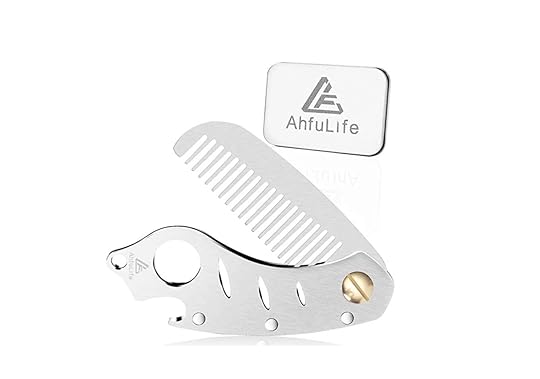  eco-friendly-toiletries-Stainless-Steel-Metal-Hair-Beard-Comb