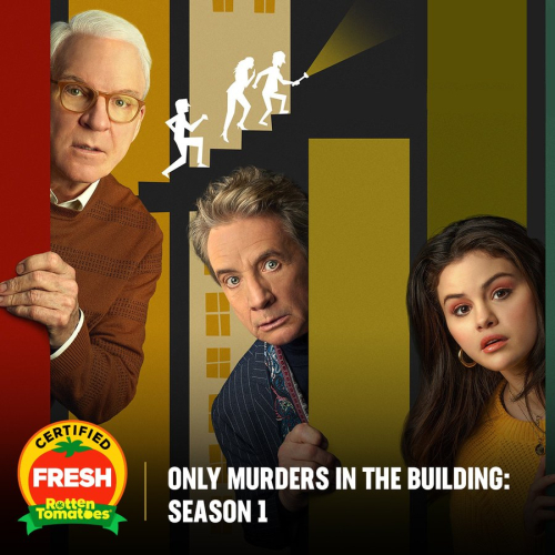 Only Murders in the Building Certified Fresh Graphic