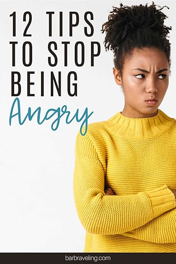 woman in yellow sweater with angry face | how to stop being angry