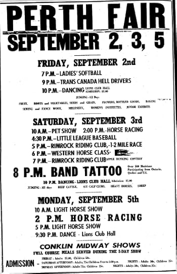 Perth Fair poster 1966