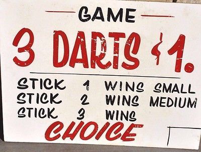 3 darts for a dollar