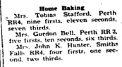 most points in baking 1965