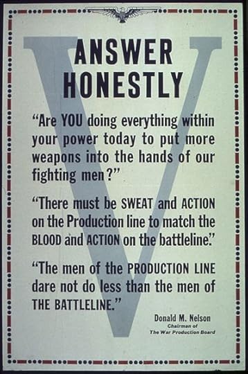 World War II poster with quote from Donald M. Nelson (US National Archives:44-PA-413)