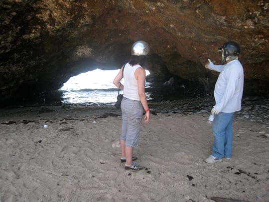 Natural bridges in Aruba.