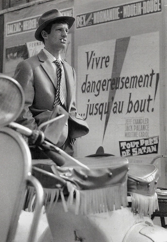 Jean-Paul Belmondo in A Bout de Souffle (1960)