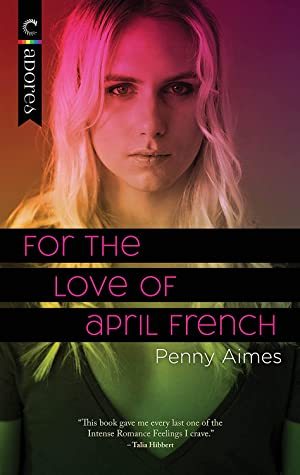 head and upper torso photo of a pretty blond trans woman, with black bars across the lower/middle third containing the title in pink