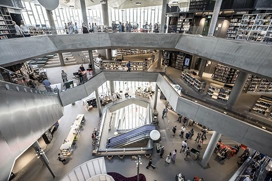 Interior of Deichman Bjørvik, the best library in the world in 2021