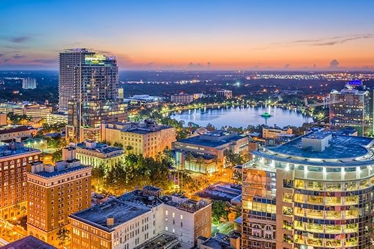 orlando skyline at night