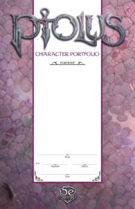 Ptolus Character Portfolios