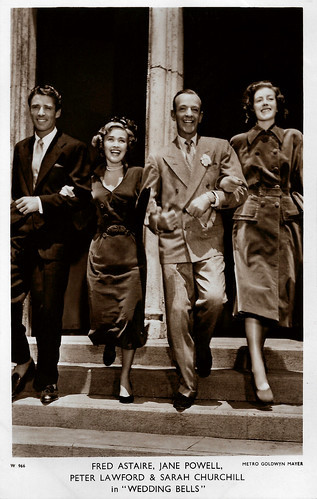 Fred Astaire, Jane Powell, Peter Lawford, Sarah Churchill in Royal Wedding (1951)