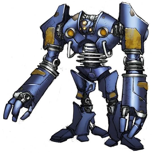 The droid in the series, Elbee. Mandatory (and on the background) yet interesting.