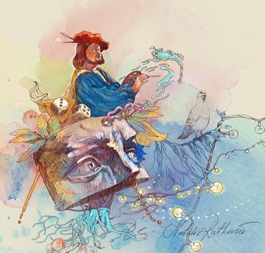 Полосная иллюстрация к разделу "Как становятся художниками?"